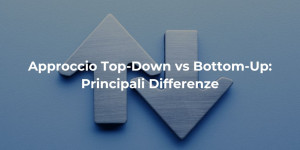 Approccio Top-Down o Bottom-up: Principali Differenze